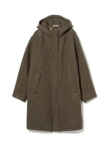 brushed alpaca wool coat - AURALEE - BALAAN 1