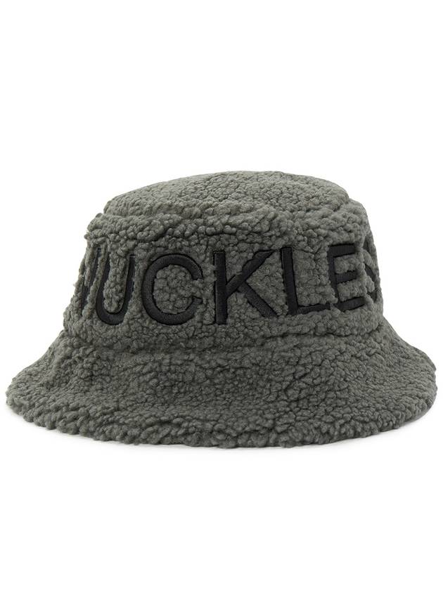 Cobble Embroidered Logo Bucket Hat Green - MOOSE KNUCKLES - BALAAN 5