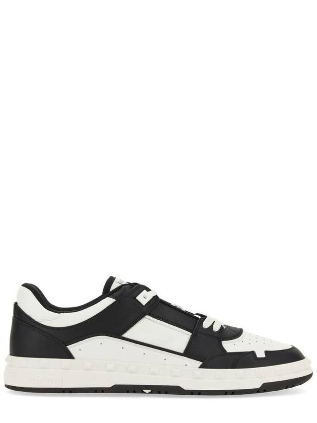 Freedots Calfskin Low Top Sneakers Black - VALENTINO - BALAAN 2