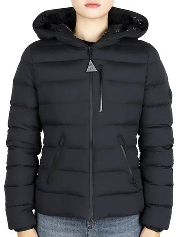 Women s HERBE Down Hooded Padded Jacket Black 1A00072 53132 999 - MONCLER - BALAAN 1