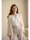 Caisienne Split Sleeve Long Cardigan_Ivory - CAHIERS - BALAAN 2