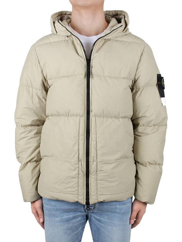 Split Hood Padding Beige - STONE ISLAND - 2