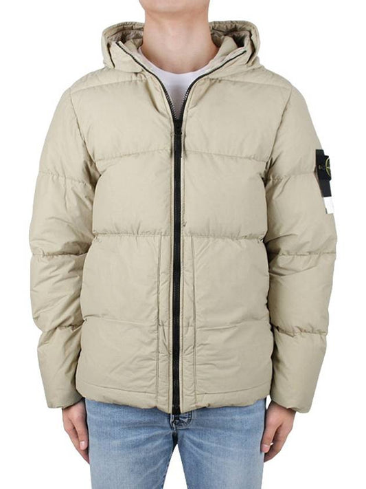 Split Hood Padding Beige - STONE ISLAND - 2