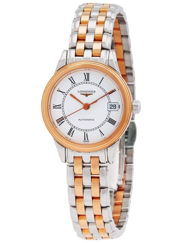 Longines Flagship Automatic White Dial Ladies Watch L42743917 - LONGINES - BALAAN 1