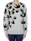 McCue Swallow Printing Sweatshirt 348190 RGH82 1225 - ALEXANDER MCQUEEN - BALAAN 2