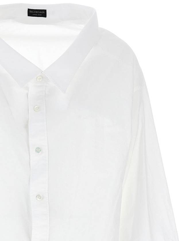 Balenciaga Off-Shoulder Shirt - BALENCIAGA - BALAAN 3