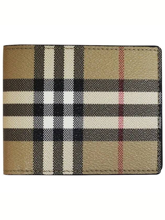 Vintage Check Slim Half Wallet Beige - BURBERRY - BALAAN 2