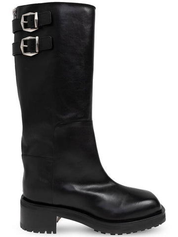 Jimmy Choo Knee-high Boots Brooklyn, Women's, Black - JIMMY CHOO - BALAAN 1