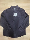 Logo Cotton Denim Jacket Black - SOLID HOMME - BALAAN 3