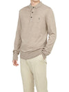 Men's Collar Long Sleeve TShirt MK005D STONE TAUPE MARL - ALLSAINTS - BALAAN 5