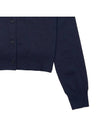 Baby Fox Patch Regular Cardigan Blue - MAISON KITSUNE - BALAAN 8