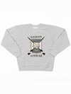 College Fox Print Sweatshirt Light Grey Melange - MAISON KITSUNE - BALAAN 5