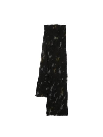 Tie dye cashmere muffler 23HEC001XFBA4C03A 01BK - ISABEL MARANT - BALAAN 1