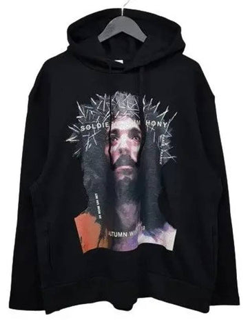 NCW19263 009 Jesus Printing Hooded Tshirt - IH NOM UH NIT - BALAAN 1