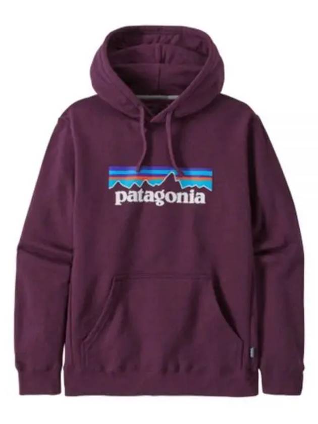 P 6 Logo Uprisal Hoodie Night Plum - PATAGONIA - BALAAN 2