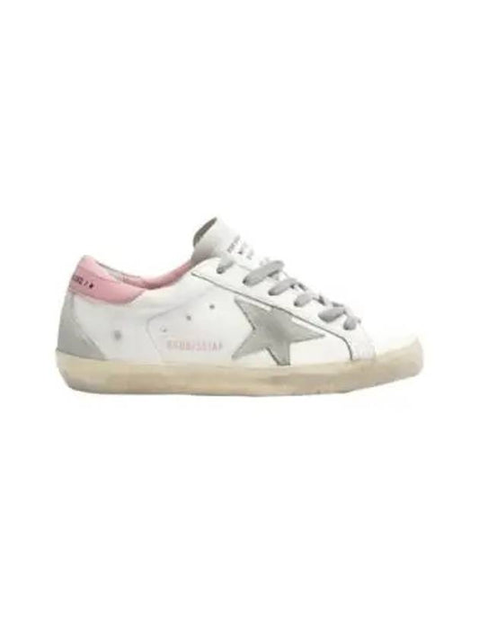 Superstar White Pink Heel Tab Sneakers - GOLDEN GOOSE - BALAAN 2