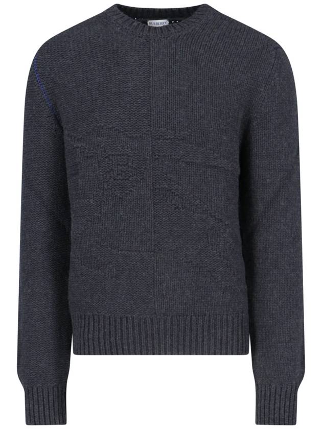 EKD Cashmere Knit Top Grey - BURBERRY - BALAAN 2