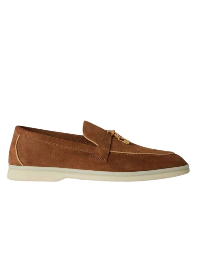 Summer Charms Walk Suede Loafer Brown - LORO PIANA - BALAAN 1