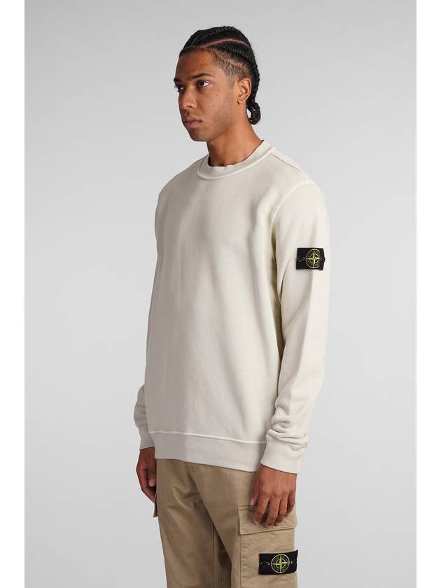 Compass Badge Sweatshirt Beige - STONE ISLAND - BALAAN 5