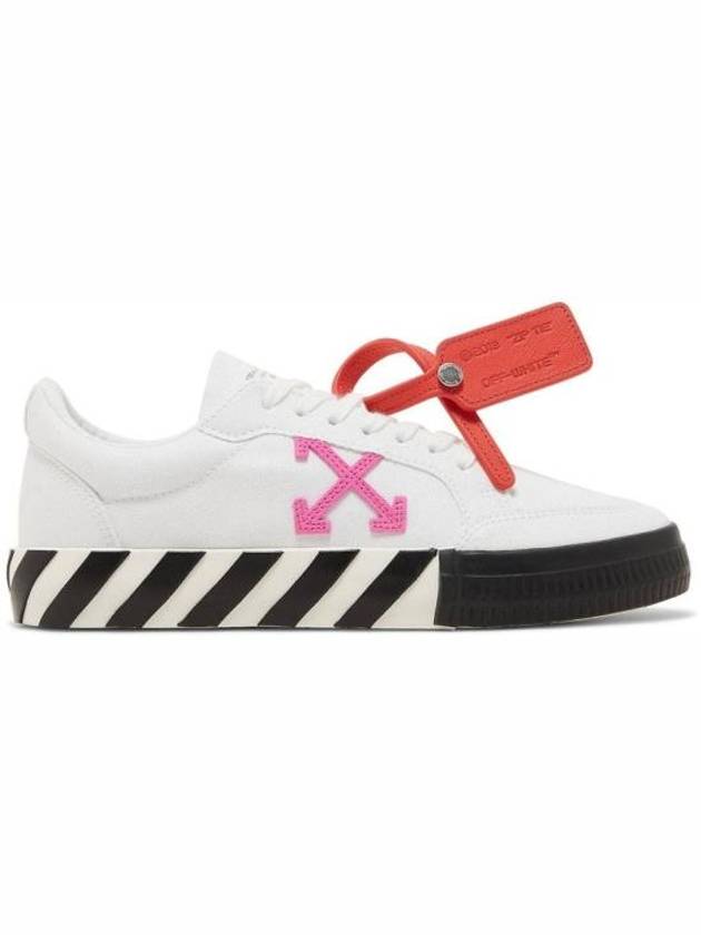 Vulcanized Low Top Sneakers White Fuchsia - OFF WHITE - BALAAN 2