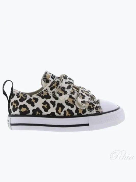 Kids Chuck Taylor All Star 2V Easy On Leopard Low A05489C Sneakers - CONVERSE - BALAAN 1