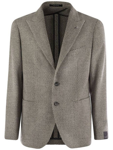 Wool and cashmere jacket - TAGLIATORE - BALAAN 1