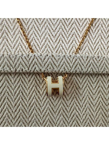 Available after service at domestic department stores Mini Pop Ache Blanc Gold H147992 - HERMES - BALAAN 1