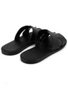 HM Izmir Men's Black Slippers 42 H212879ZH HM41SH004 - HERMES - BALAAN 3