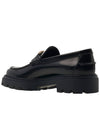 T Timeless Leather Loafers Black - TOD'S - BALAAN 4