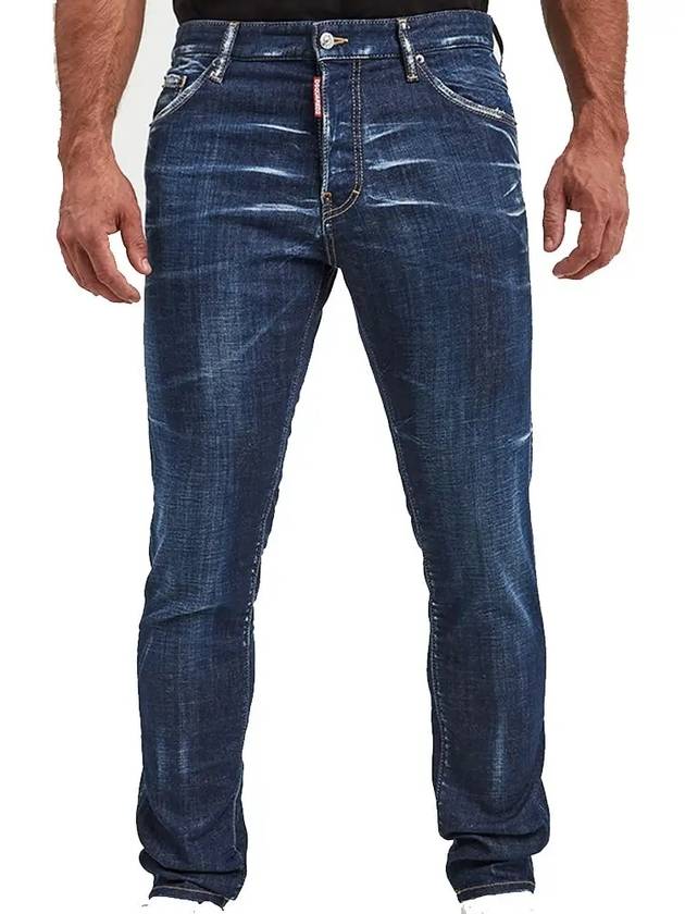 Men's Washed Maple Cool Guy Skinny Jeans Blue - DSQUARED2 - BALAAN 2