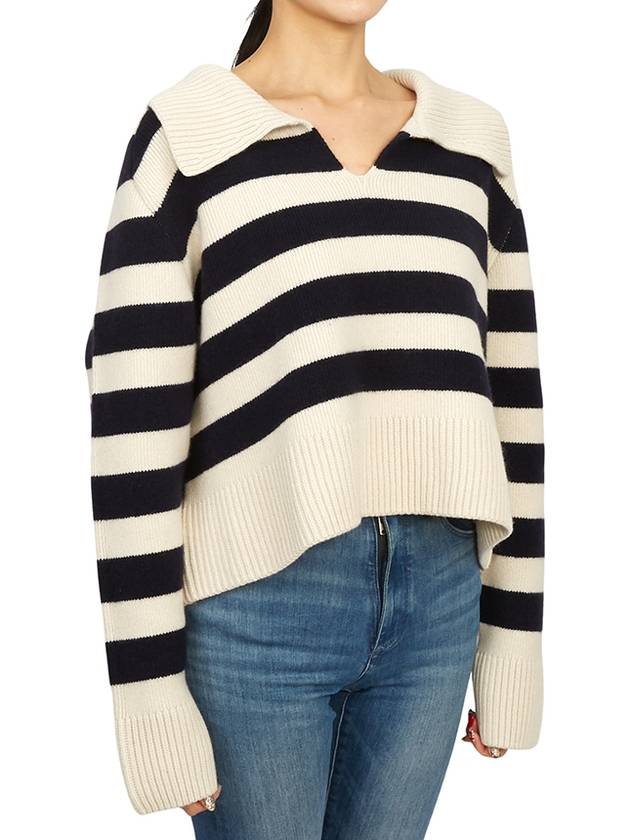 Exclusive special price limited to 30 pieces 9297615 MAGNOLIA NAVY STRIPE women s knit - KATE - BALAAN 5