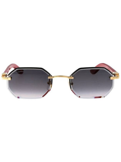 Sunglasses CT0439S 003 GOLD - CARTIER - BALAAN 2