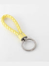 Intrecciato Lambskin Key Holder Sorbet - BOTTEGA VENETA - BALAAN 2