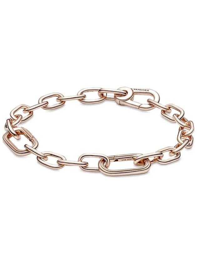 Me Link Chain Bracelet Rose Gold - PANDORA - BALAAN 2