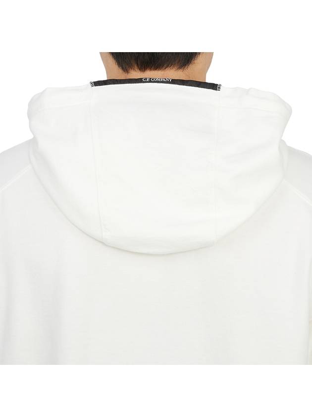 Lightweight Cotton Hoodie White - CP COMPANY - BALAAN 8