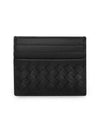 Intrecciato Classic Card Wallet Black - BOTTEGA VENETA - BALAAN 2