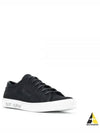 Men's Logo Canvas Malibu Sneakers Black - SAINT LAURENT - BALAAN 2
