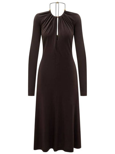 Salvatore Ferragamo Crepe Dress - SALVATORE FERRAGAMO - BALAAN 1