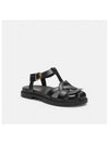 Bella Fisherman Sandals Black - COACH - BALAAN 2