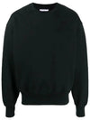 Men's Heart Embroidered Logo Sweatshirt Black - AMI - BALAAN 3