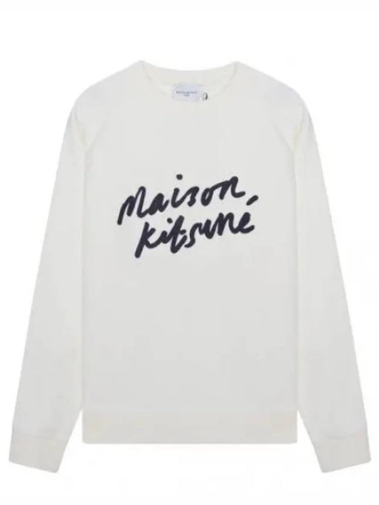 Handwriting Clean Sweatshirt Men - MAISON KITSUNE - BALAAN 1