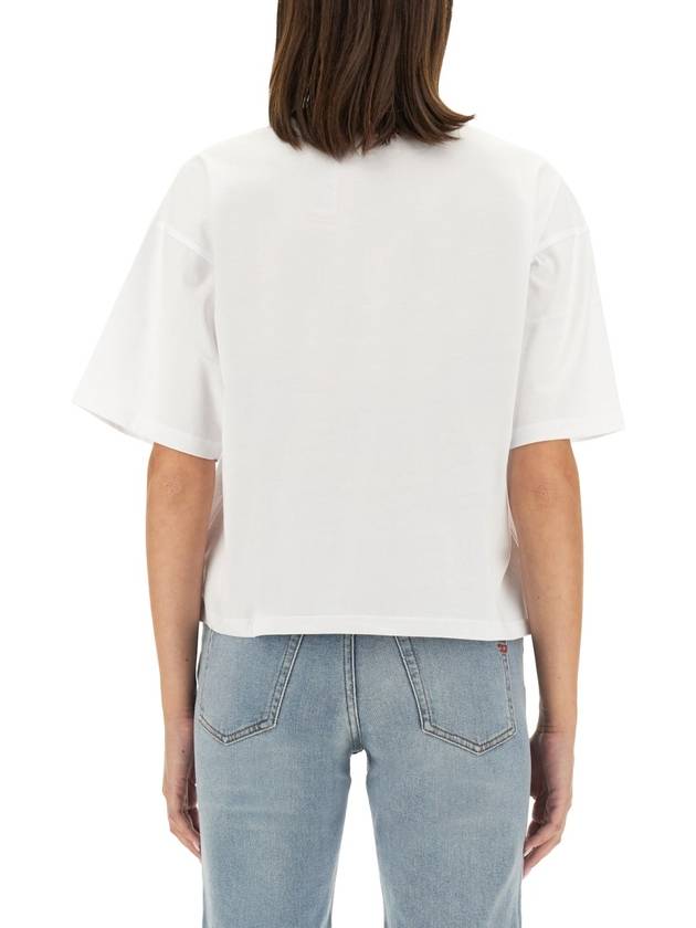 T Bucks Crop Od Cotton T-Shirt A150960NIAX - DIESEL - BALAAN 4