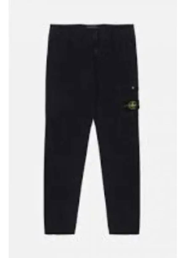 Men's Wappen Patch Cargo Straight Pants Navy - STONE ISLAND - BALAAN 2