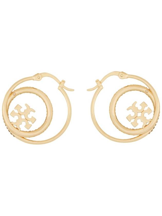 Tory Burch "Miller" Hoop Earrings - TORY BURCH - BALAAN 2