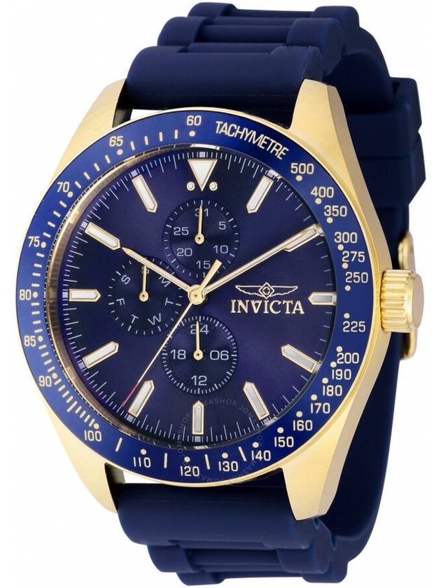 Invicta Aviator Quartz Blue Dial Men's Watch 38403 - INVICTA - BALAAN 1