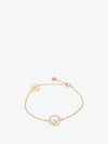 FF Logo Chain Bracelet Gold - FENDI - BALAAN 4