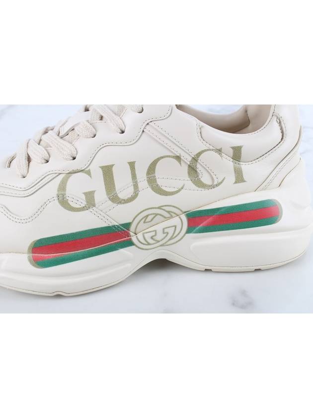 Band logo rhyton sneakers 37 5 245 - GUCCI - BALAAN 7