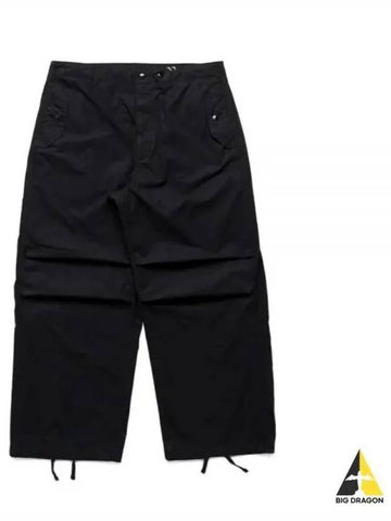 24 Over Pant A Black Cotton Duracloth Poplin 24S1F023 OR343 ZT156 Pants - ENGINEERED GARMENTS - BALAAN 1