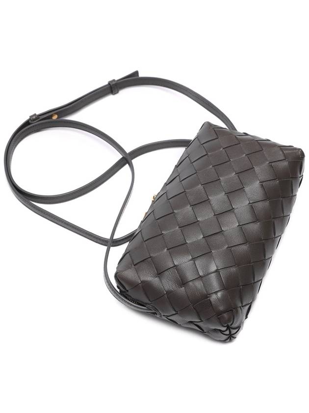 Intrecciato Mini Cross Bag Grey - BOTTEGA VENETA - BALAAN 6