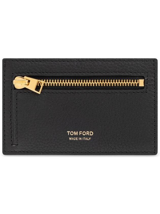 Tom Ford Leather Wallet, Men's, Black - TOM FORD - BALAAN 1